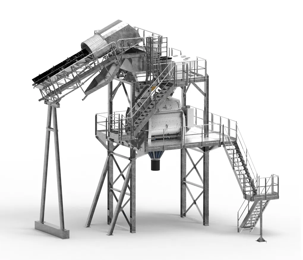 CBS S/T B ELBA – concrete plant with belt charging